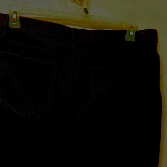 Time & Tru Jeans Stretch XL 16/18 Jeggings Pull On Black Pants Slacks Time and - Picture 4 of 9